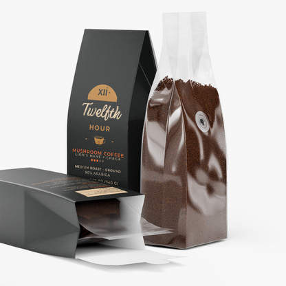 Vitality Mushroom Coffee — Lion's Mane + Chaga (Ground)
