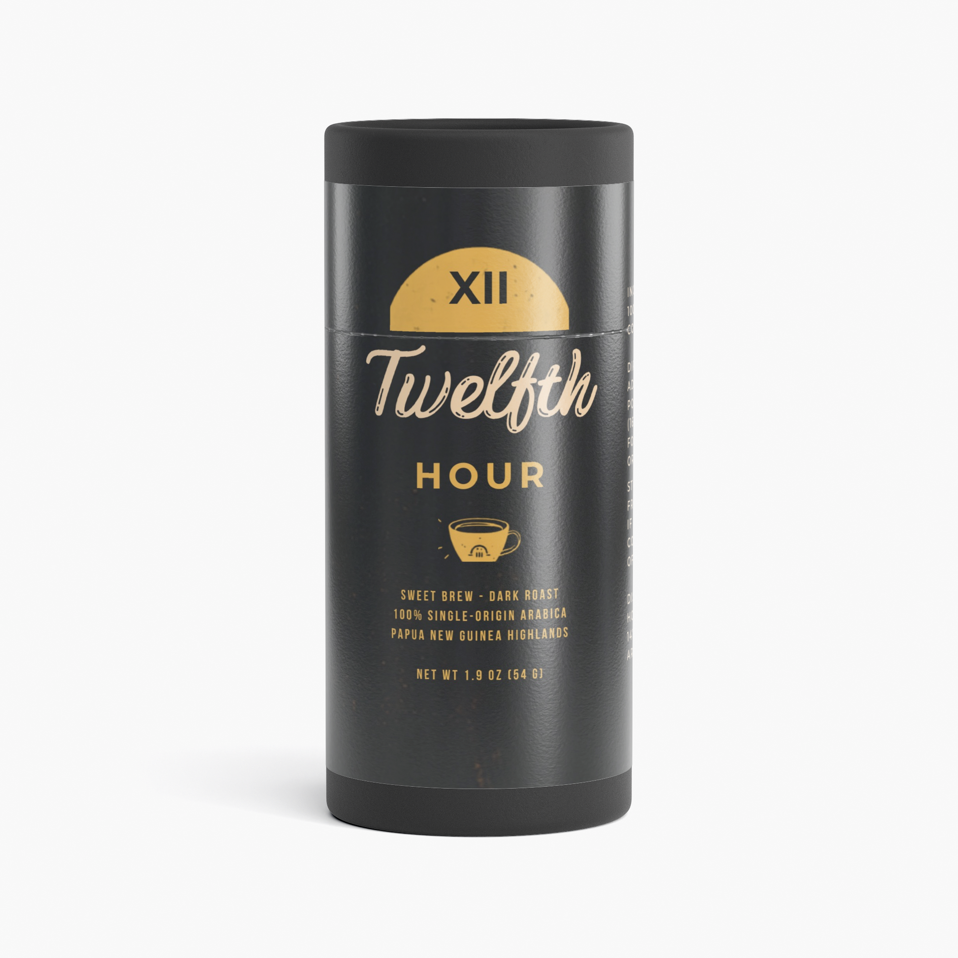 Sweet Brew single-origin dark roast instant coffee tin